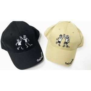 God is Good Stitched Tan/Black Hat Bundle New